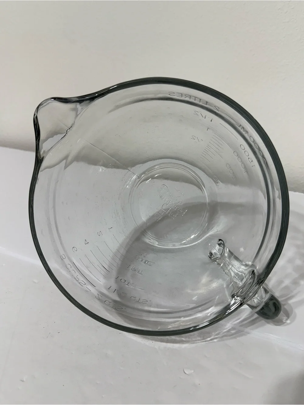 Pampered Chef 8 Cup 2 Qt 2-Liter Glass Measuring Cup Mixing Batter Bowl NO LID